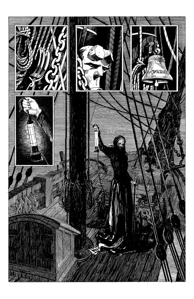 Innenseite aus „Hellboy: Into the Silent Sea“ (Copyright: Dark Horse Comics)