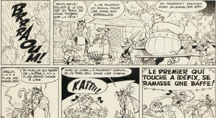 Seite aus „Asterix und der Seher“ für 319,500 Euro verkauft
