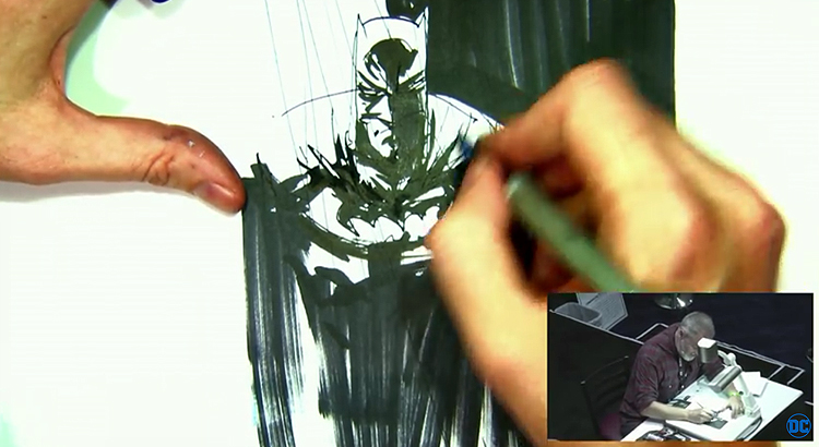Video: Jock zeichnet Batman in der DC Comics Art Acadamy