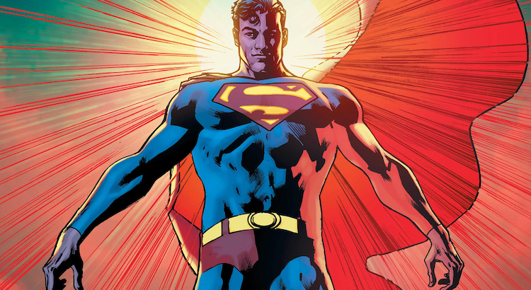 Mark Waid mit Superman & Teen Titans Comic für DC Comics